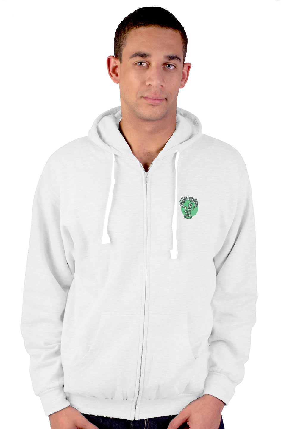 PHA alien zip up hoody