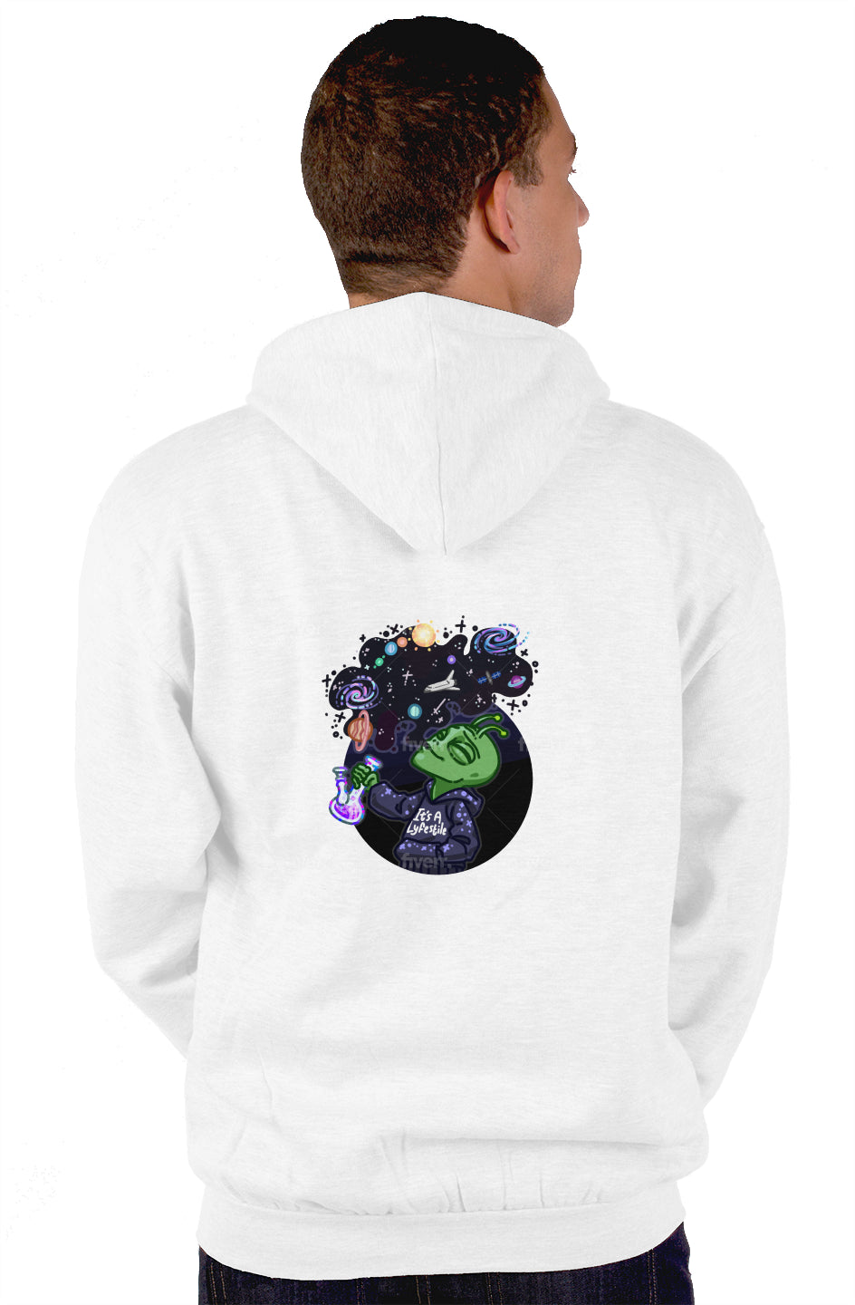 PHA alien zip up hoody